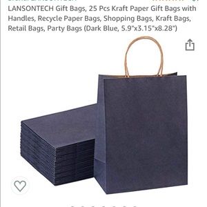 Paper bag ( blue )